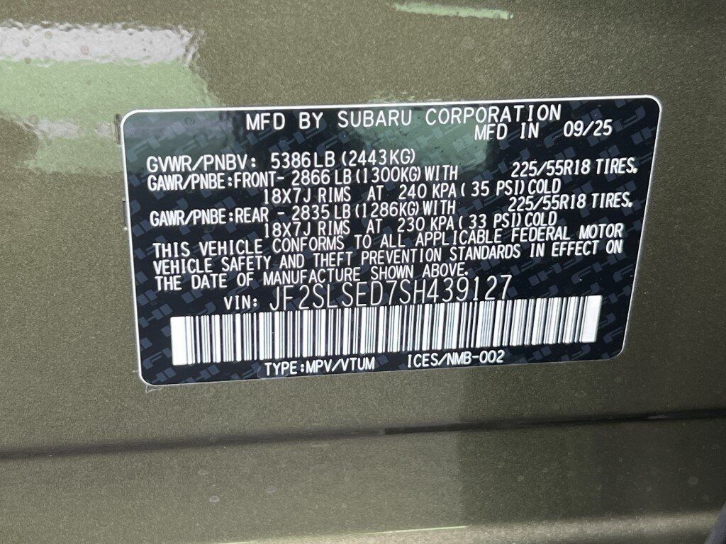 2025 Subaru Forester Hybrid Premium Hybrid Springfield VA