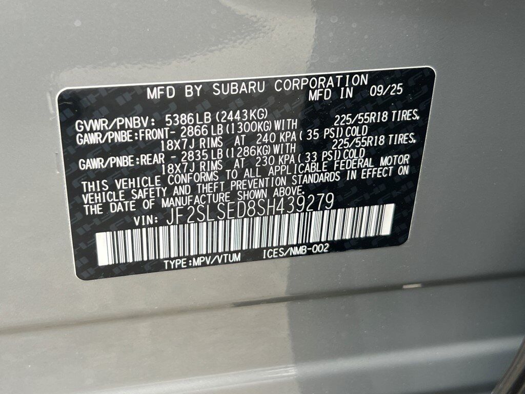 2025 Subaru Forester Hybrid Premium Hybrid Springfield VA