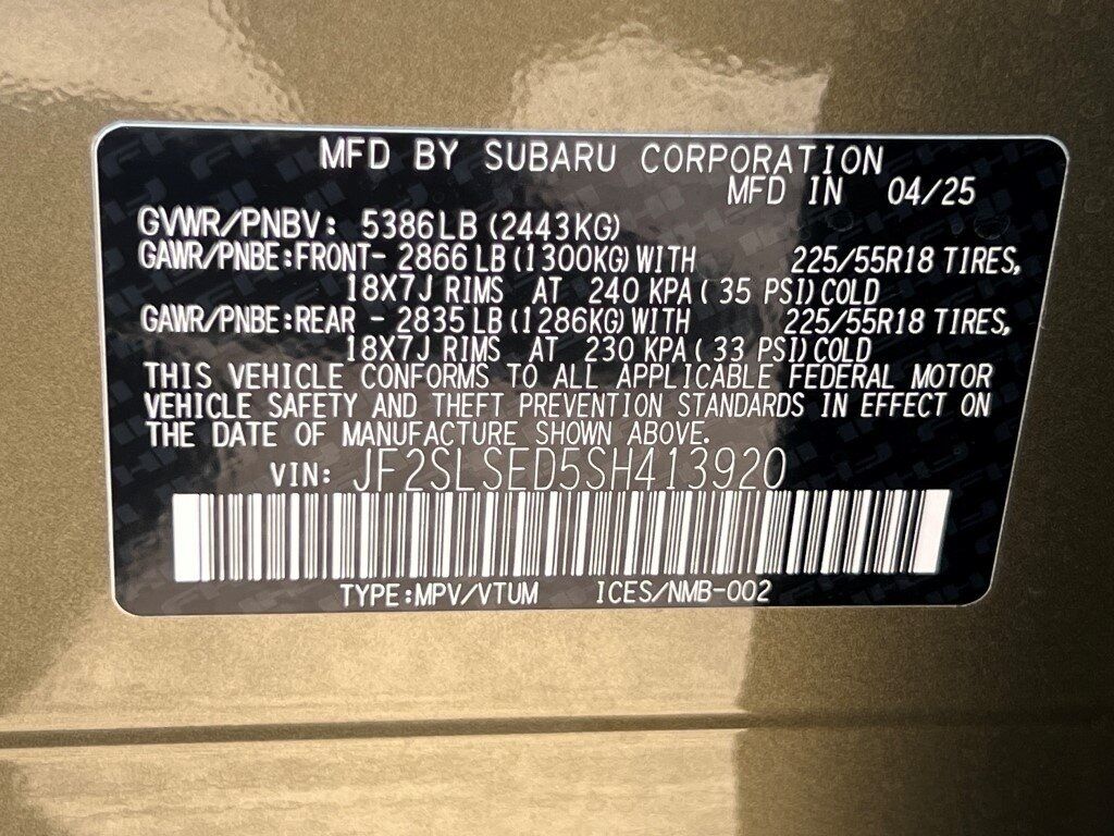 2025 Subaru Forester Hybrid Premium Springfield VA