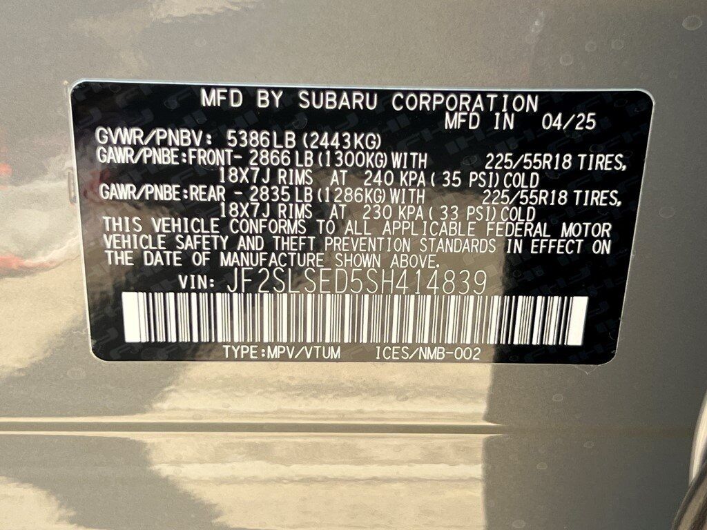 2025 Subaru Forester Hybrid Premium Springfield VA