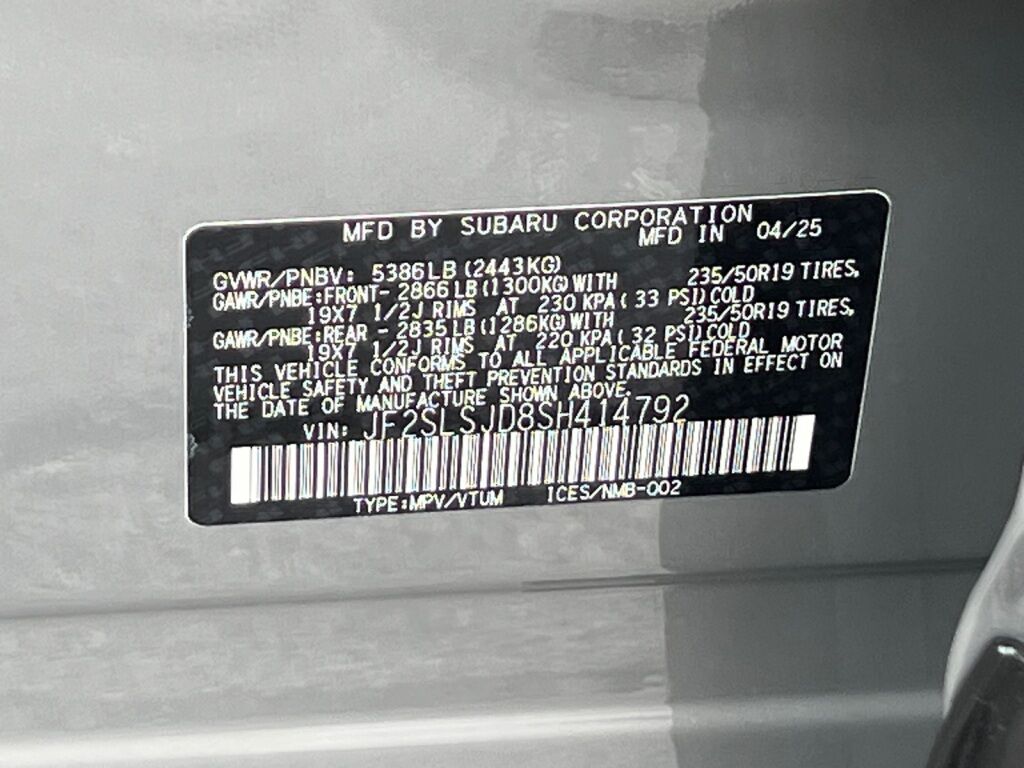 2025 Subaru Forester Hybrid Sport Hagerstown MD