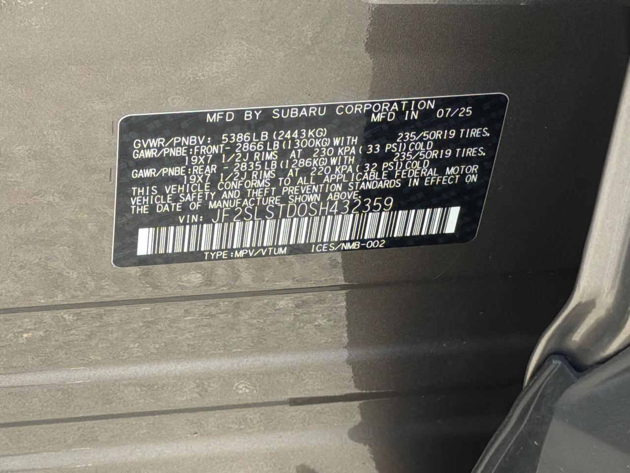 2025 Subaru Forester Hybrid Touring Hagerstown MD