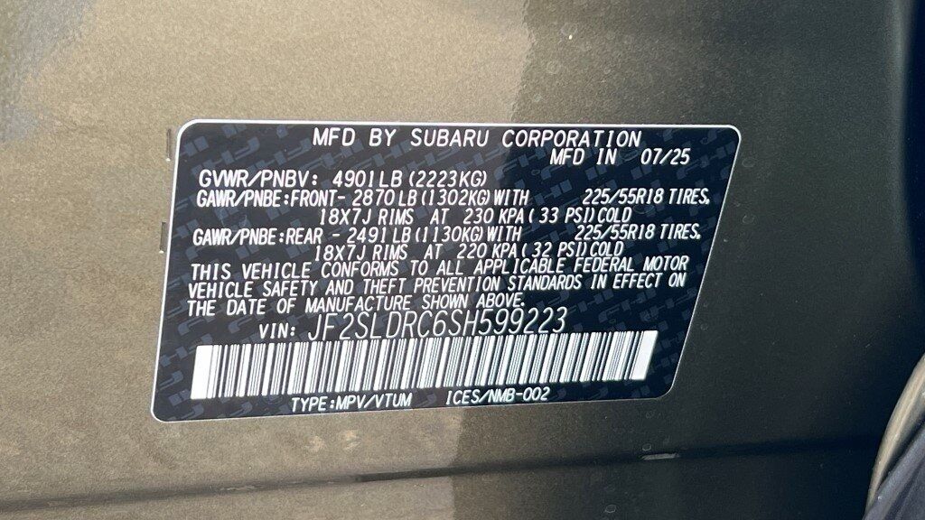 2025 Subaru Forester Limited Fredericksburg VA