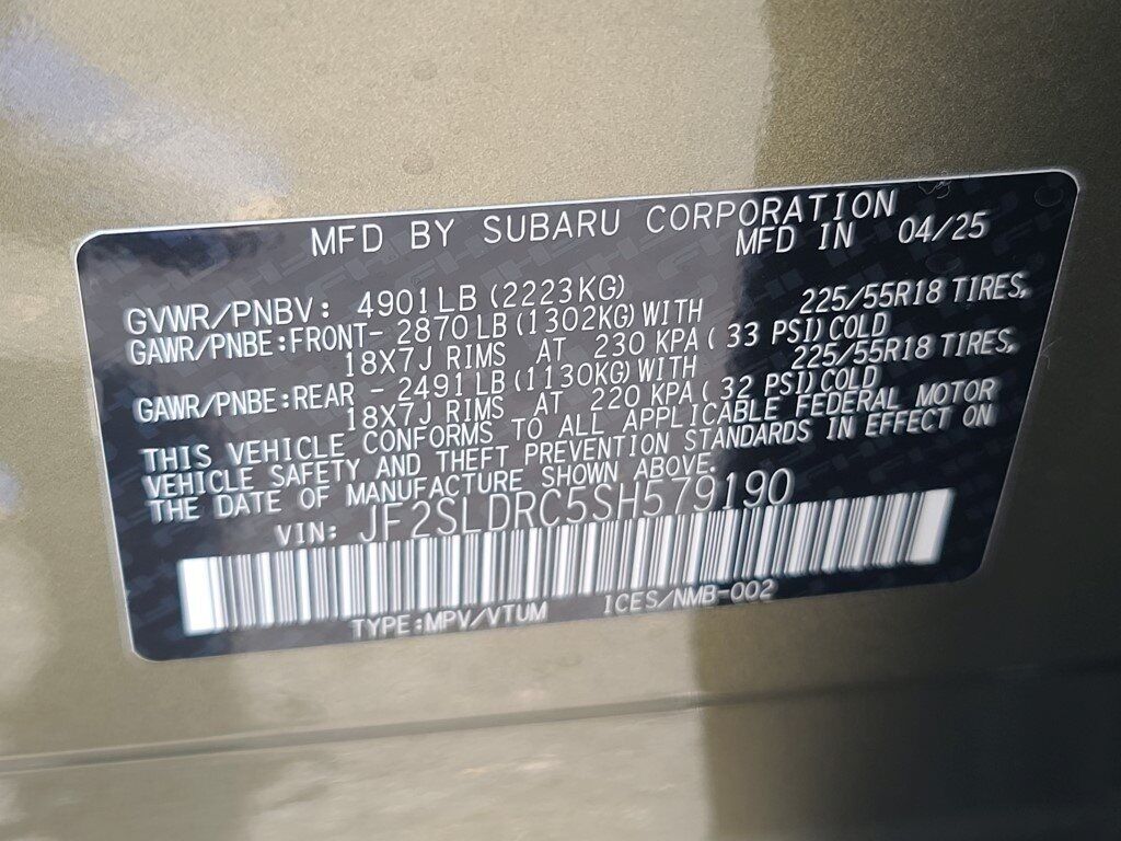 2025 Subaru Forester Limited Springfield VA