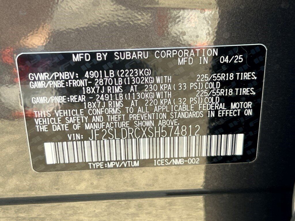 2025 Subaru Forester Limited Springfield VA
