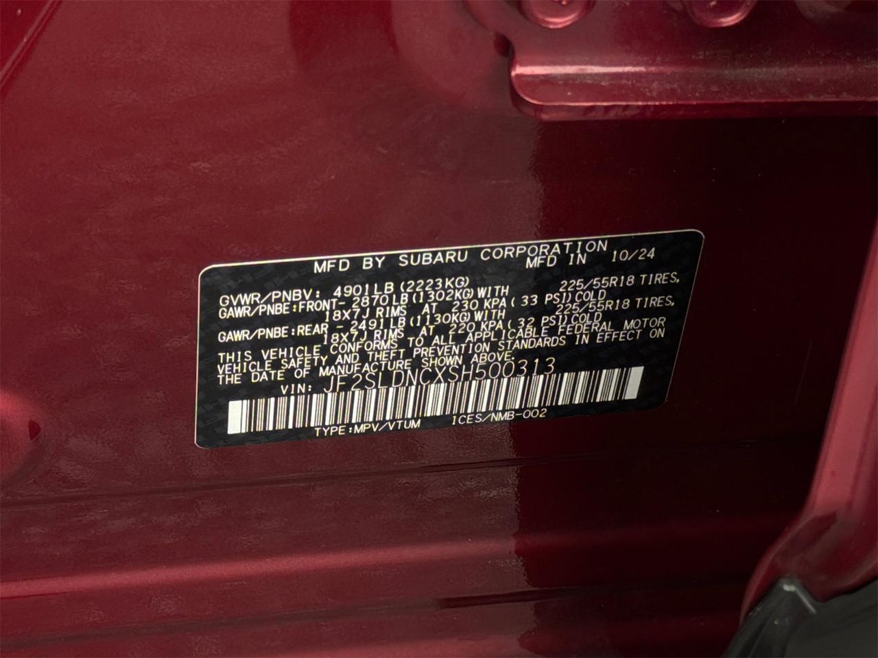 2025 Subaru Forester Limited Hagerstown MD