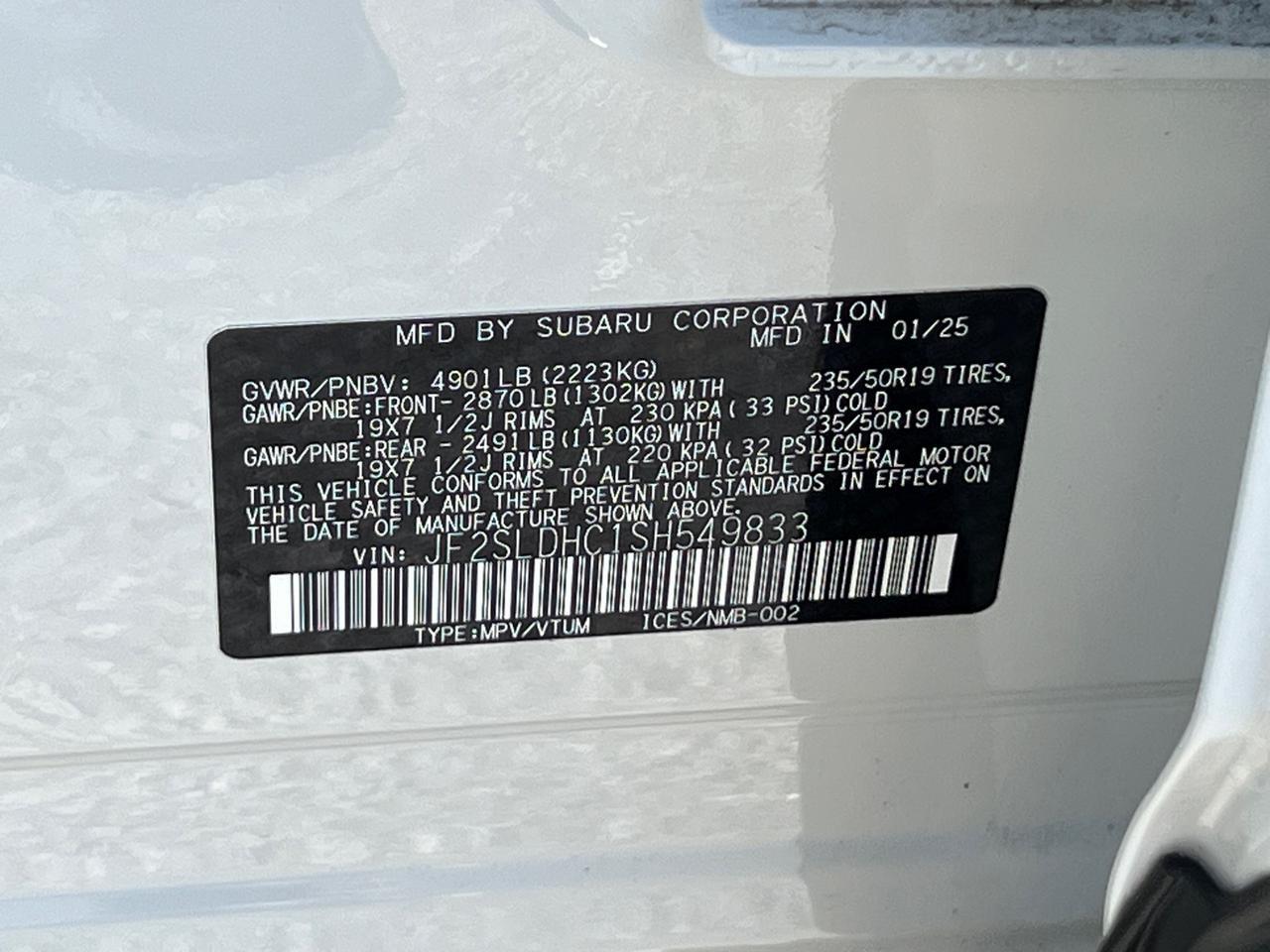 2025 Subaru Forester Sport Hagerstown MD