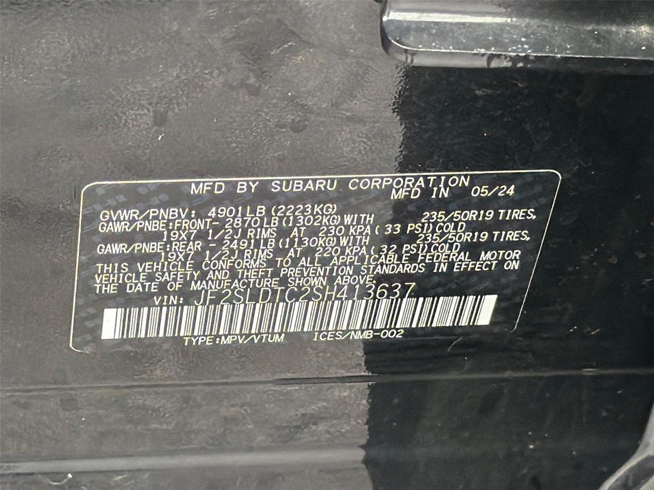 2025 Subaru Forester Touring Hagerstown MD