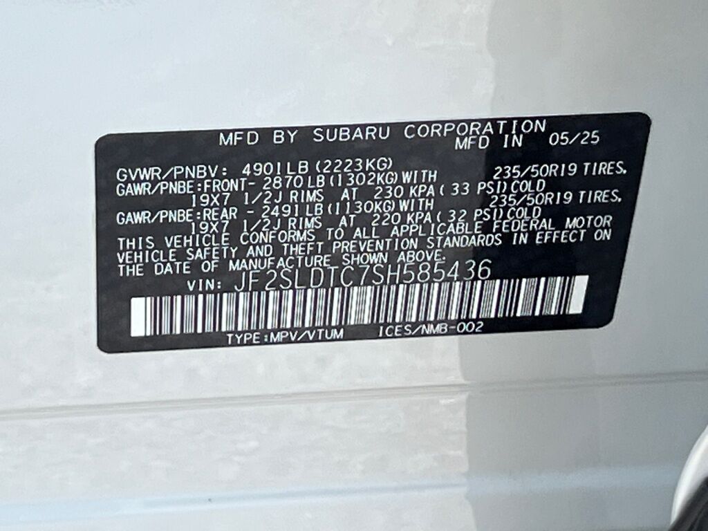 2025 Subaru Forester Touring Hagerstown MD