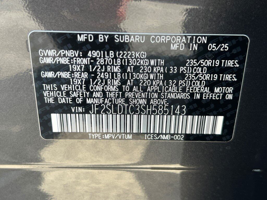 2025 Subaru Forester Touring Springfield VA