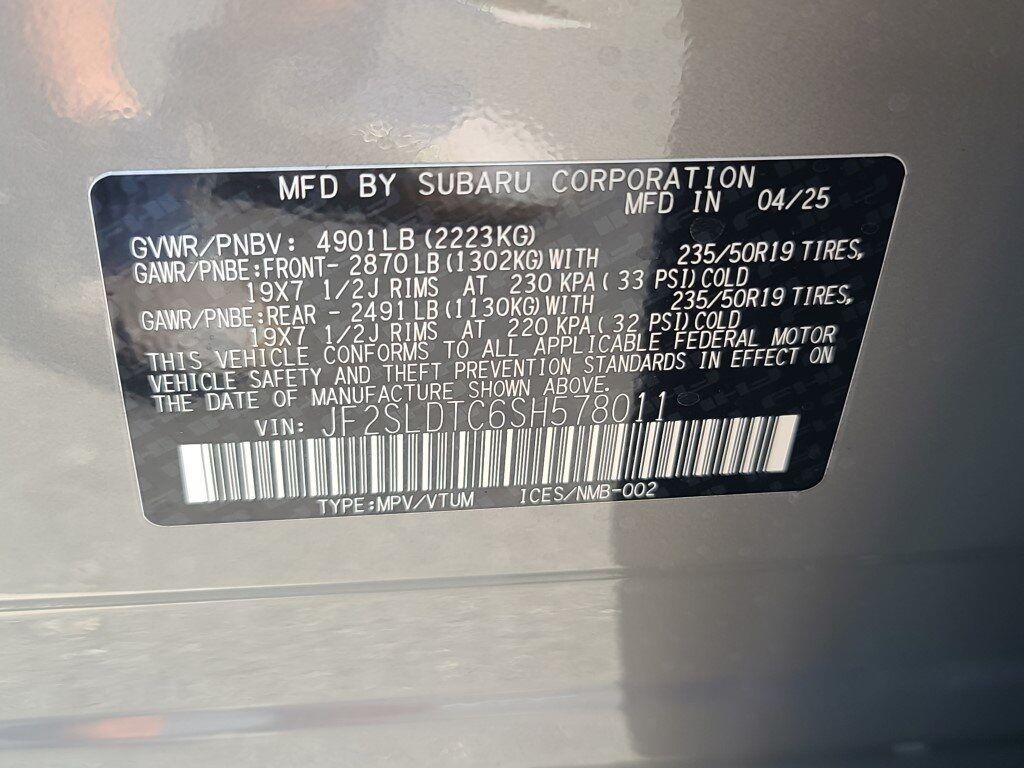 2025 Subaru Forester Touring Springfield VA