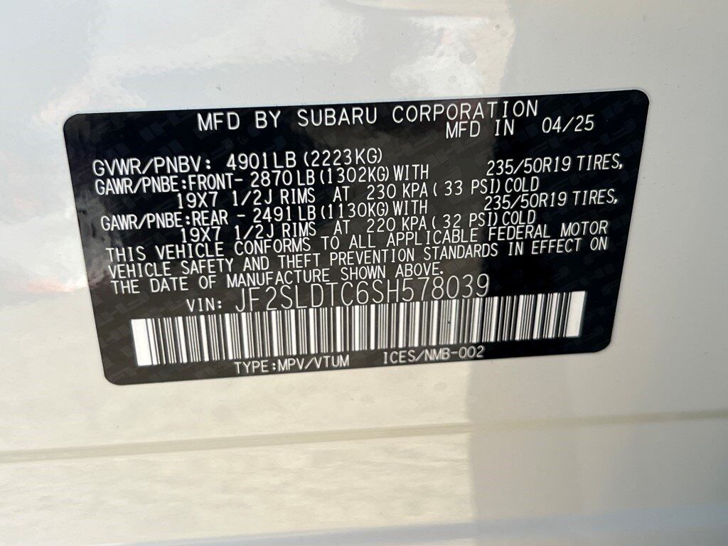 2025 Subaru Forester Touring Springfield VA