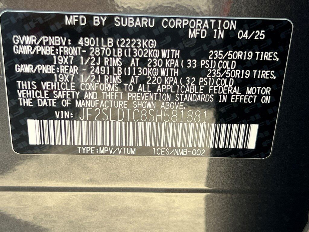 2025 Subaru Forester Touring Springfield VA