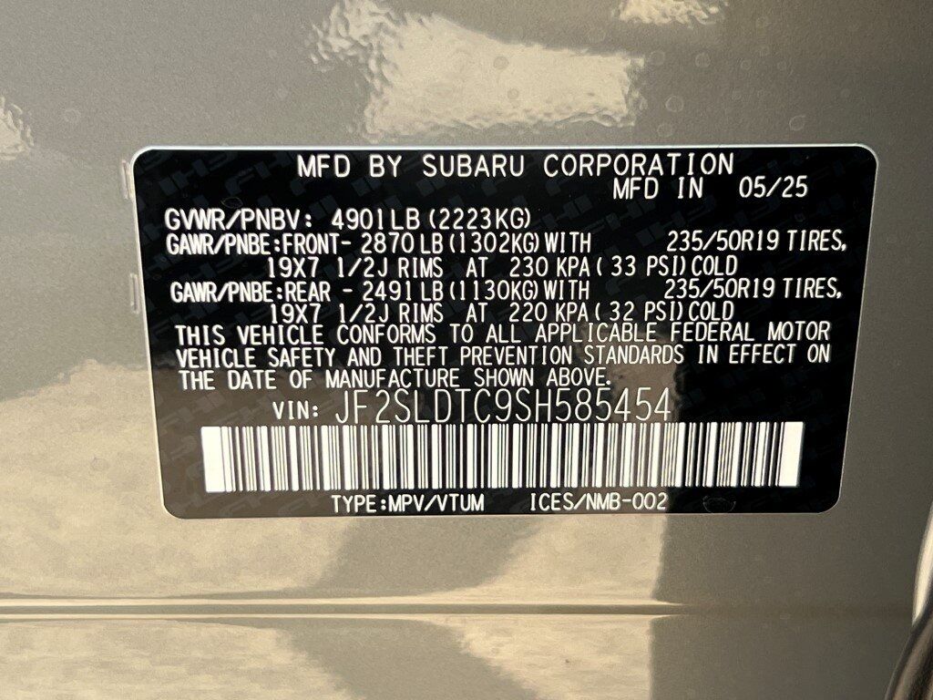 2025 Subaru Forester Touring Springfield VA