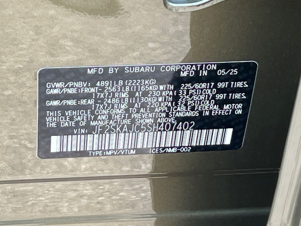 2025 Subaru Forester Wilderness Hagerstown MD