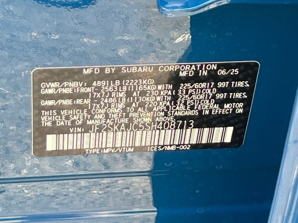 2025 Subaru Forester Wilderness Hagerstown MD