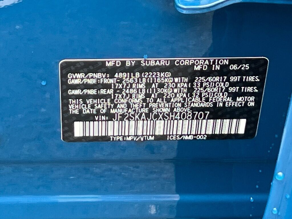 2025 Subaru Forester Wilderness Hagerstown MD