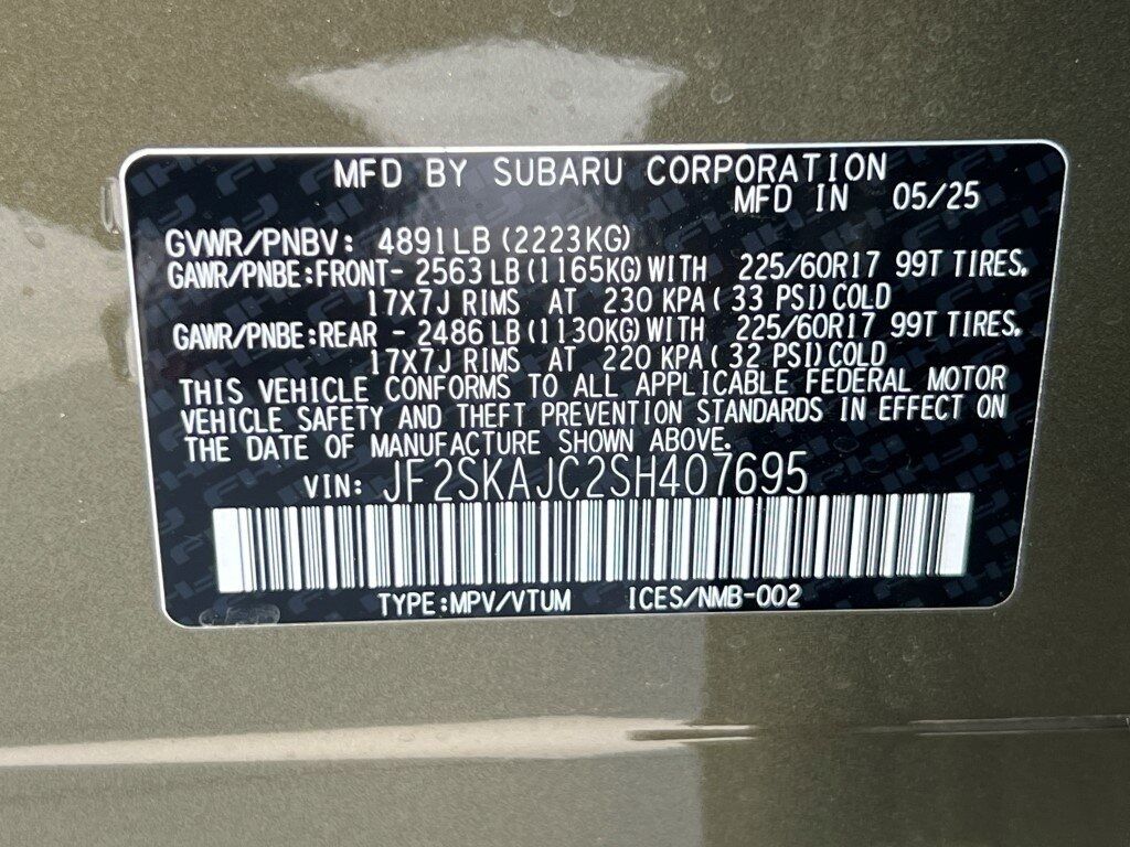 2025 Subaru Forester Wilderness Springfield VA