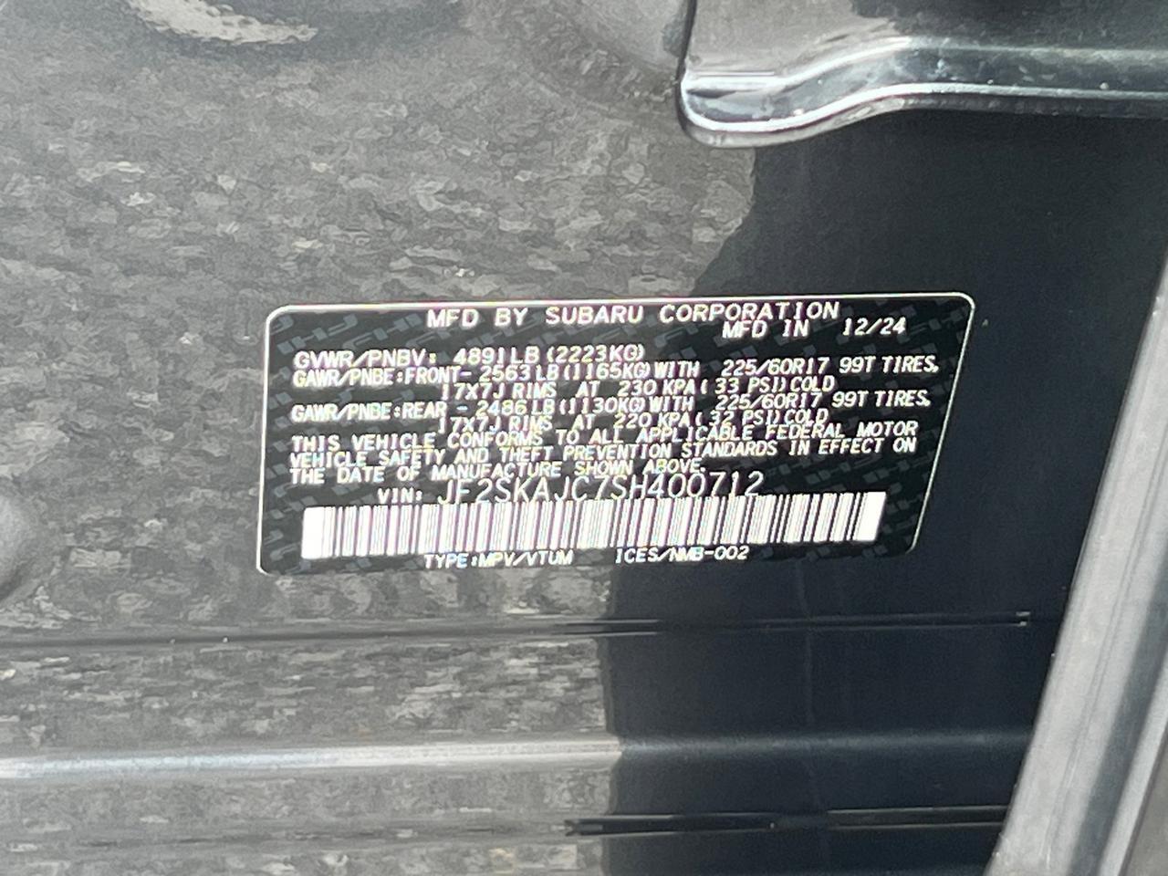 2025 Subaru Forester Wilderness Hagerstown MD