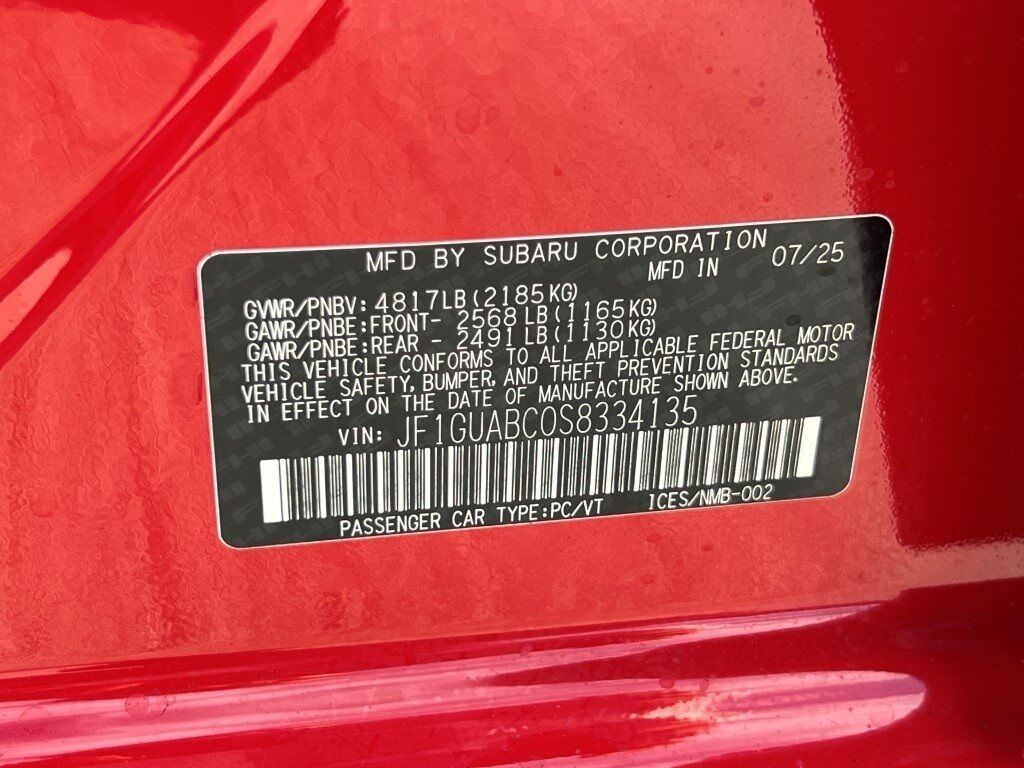 2025 Subaru IMPREZA Base Springfield VA