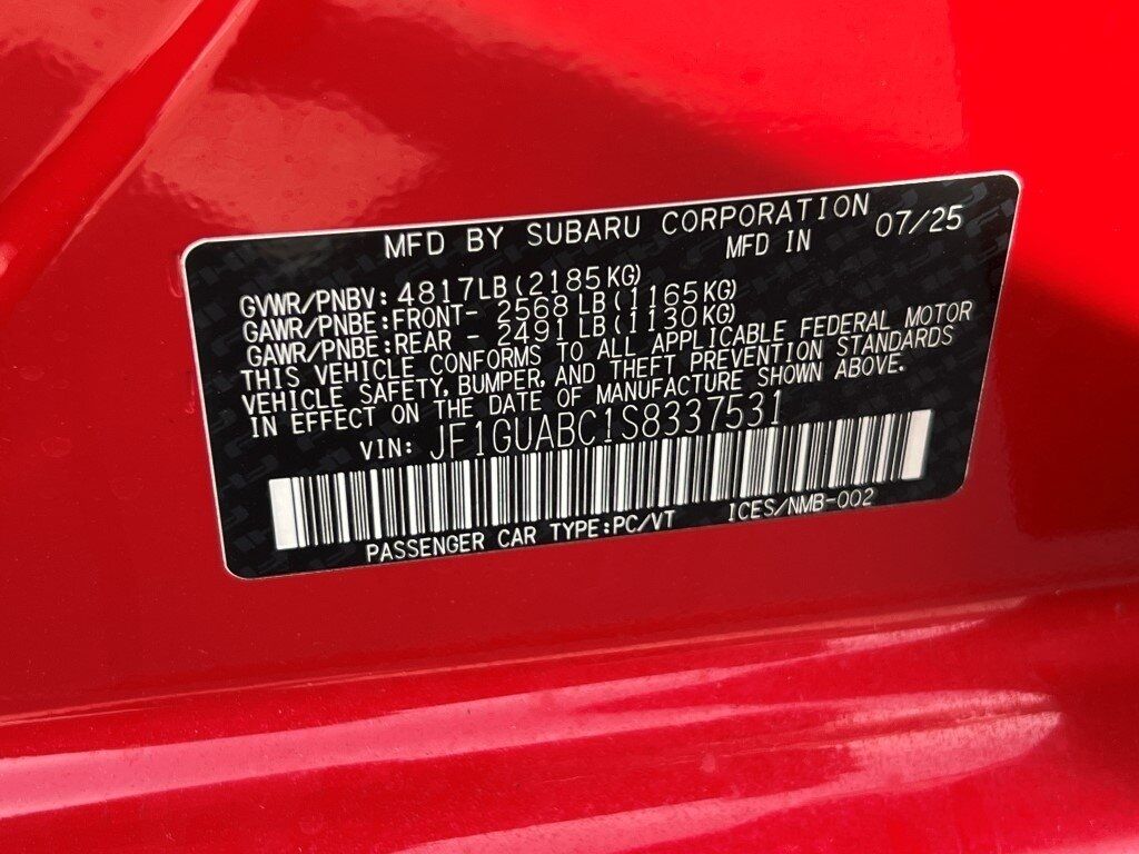 2025 Subaru IMPREZA Base Springfield VA