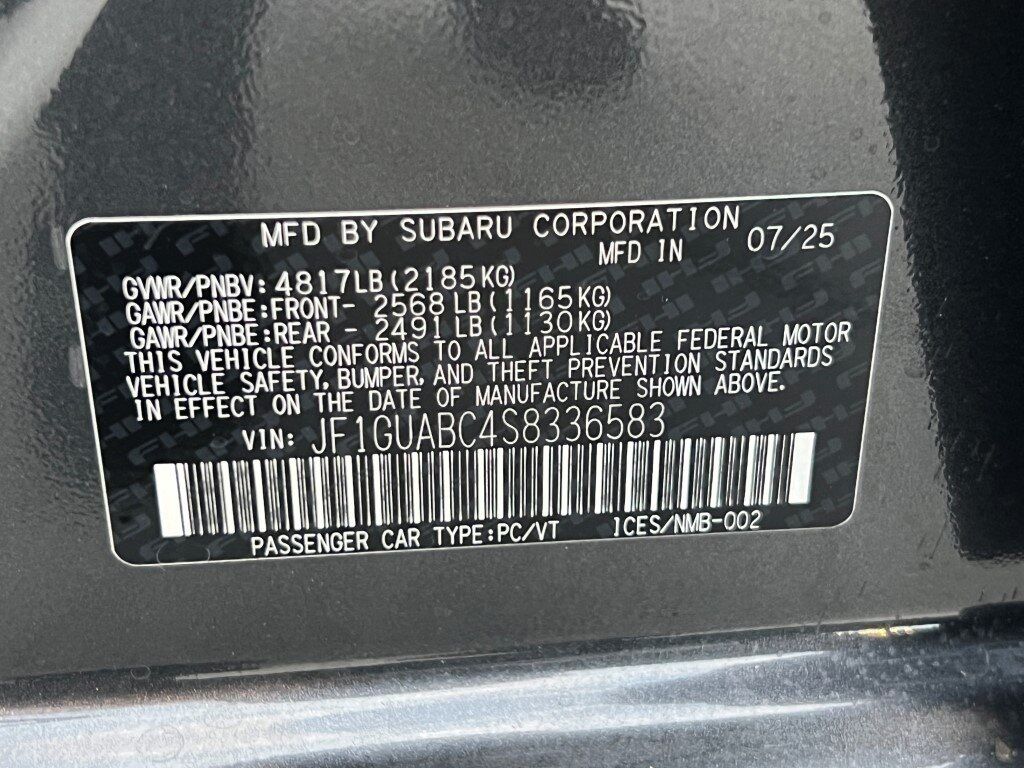 2025 Subaru IMPREZA Base Springfield VA