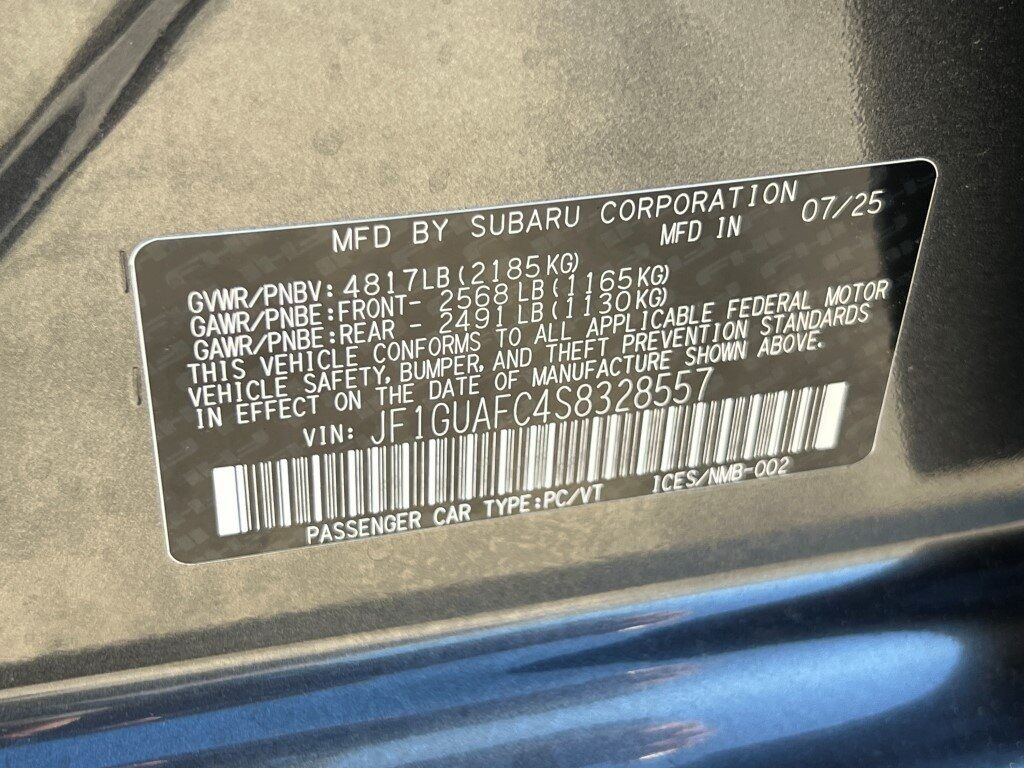 2025 Subaru IMPREZA Sport Springfield VA