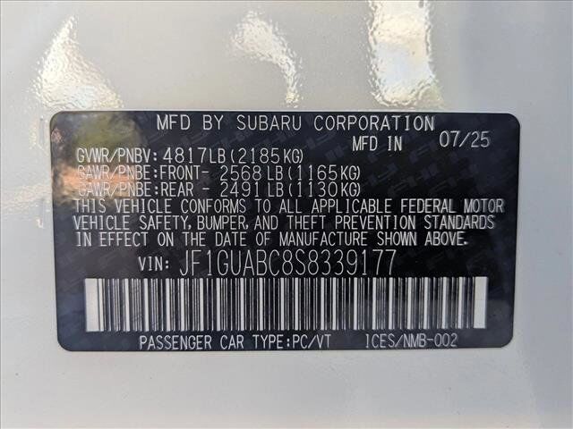 2025 Subaru Impreza Roseville CA