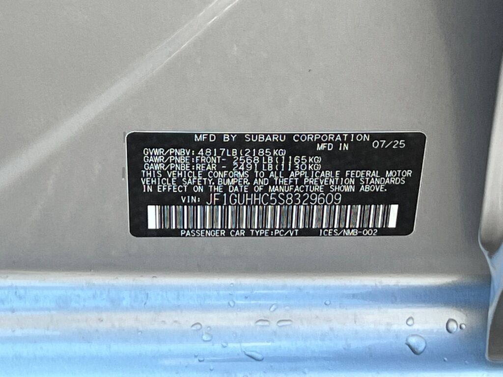 2025 Subaru Impreza 2.5RS Hagerstown MD