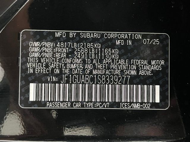 2025 Subaru Impreza Base Carrollton TX