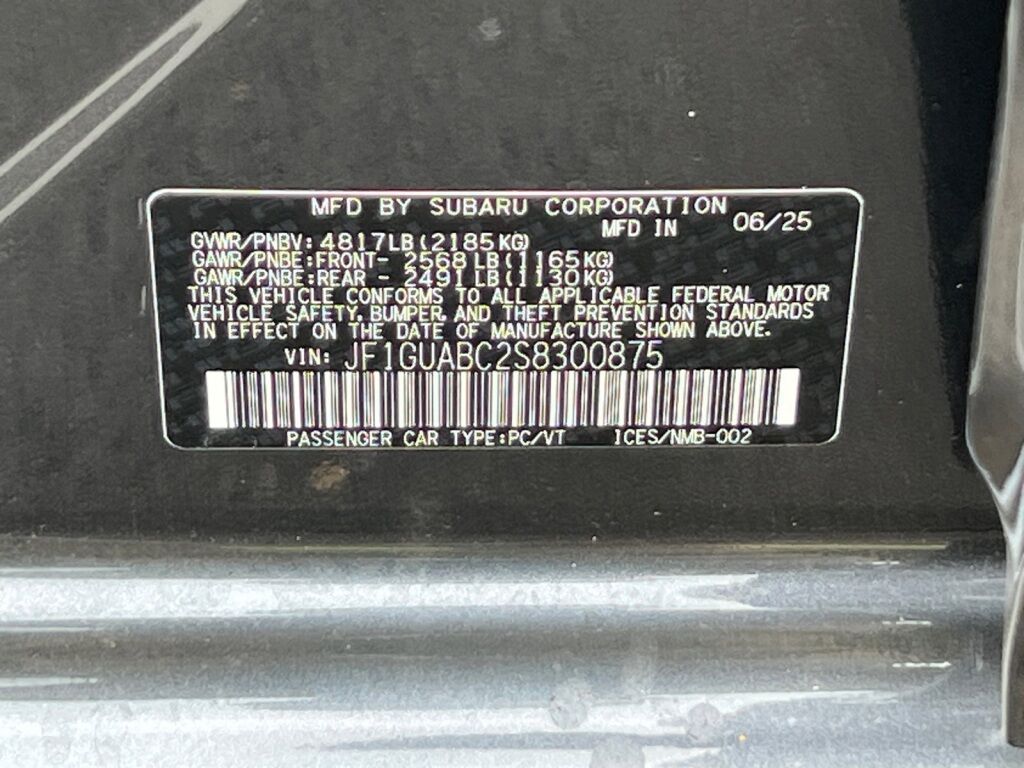 2025 Subaru Impreza Base Hagerstown MD