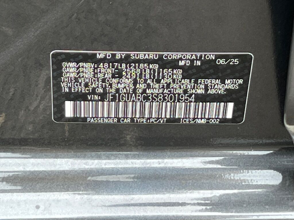 2025 Subaru Impreza Base Hagerstown MD