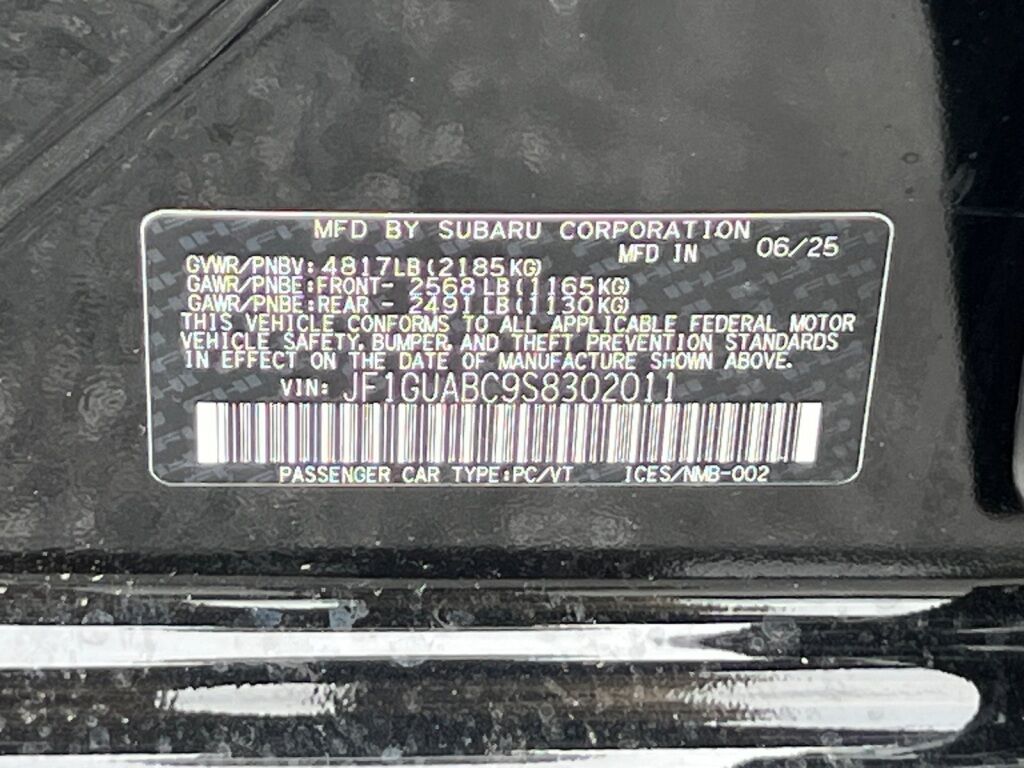 2025 Subaru Impreza Base Hagerstown MD