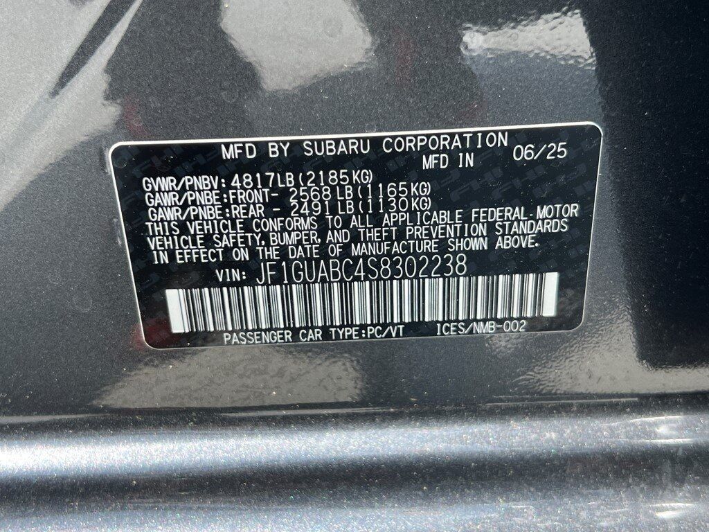 2025 Subaru Impreza Base Springfield VA