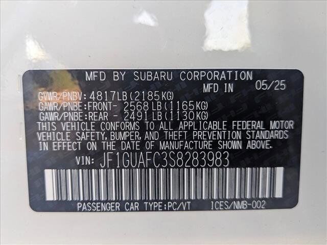 2025 Subaru Impreza Sport Roseville CA