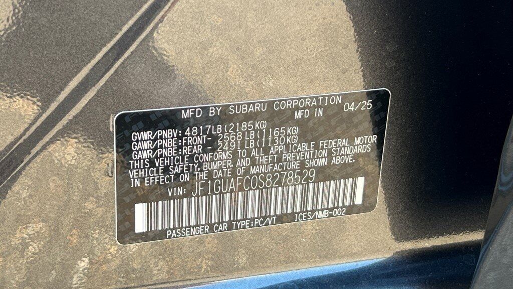 2025 Subaru Impreza Sport Fredericksburg VA