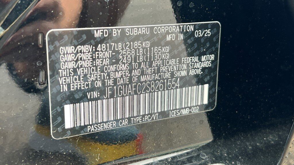2025 Subaru Impreza Sport Fredericksburg VA