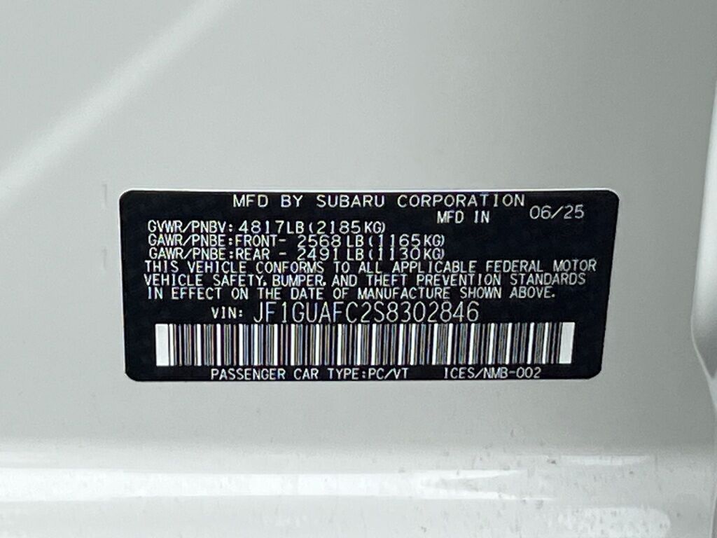 2025 Subaru Impreza Sport Hagerstown MD