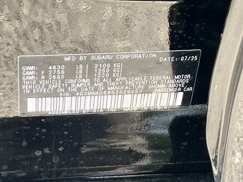 2025 Subaru Legacy Premium Hagerstown MD