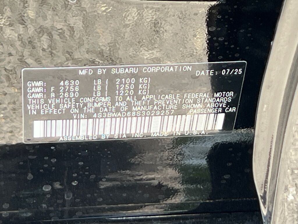 2025 Subaru Legacy Premium Hagerstown MD