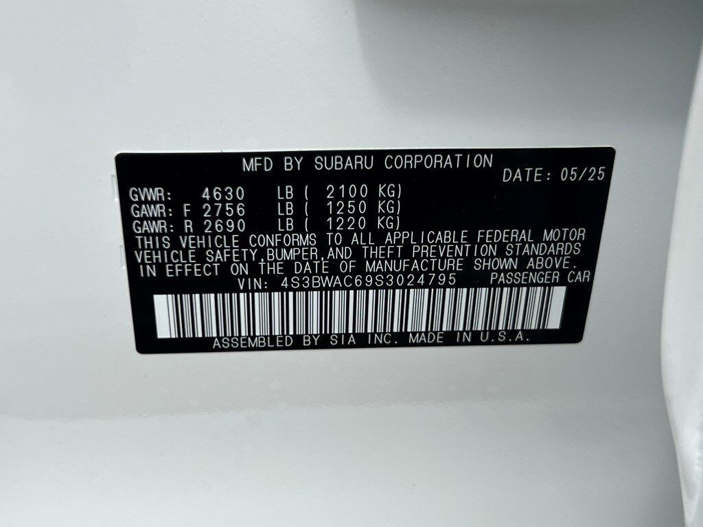2025 Subaru Legacy Premium Springfield VA