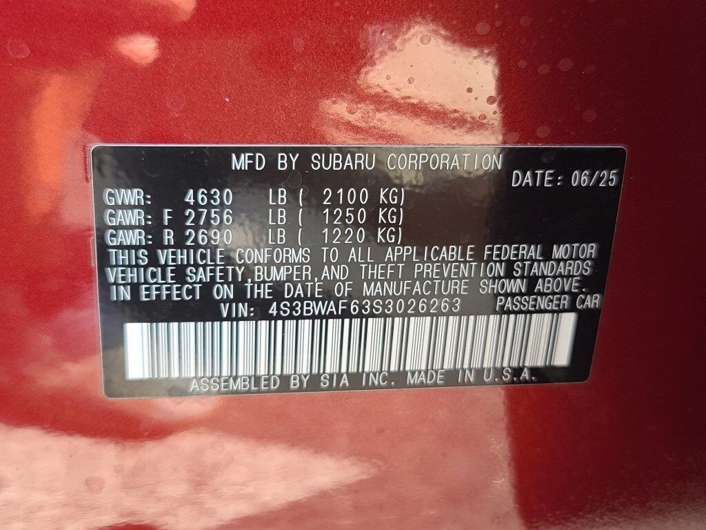 2025 Subaru Legacy Premium Springfield VA
