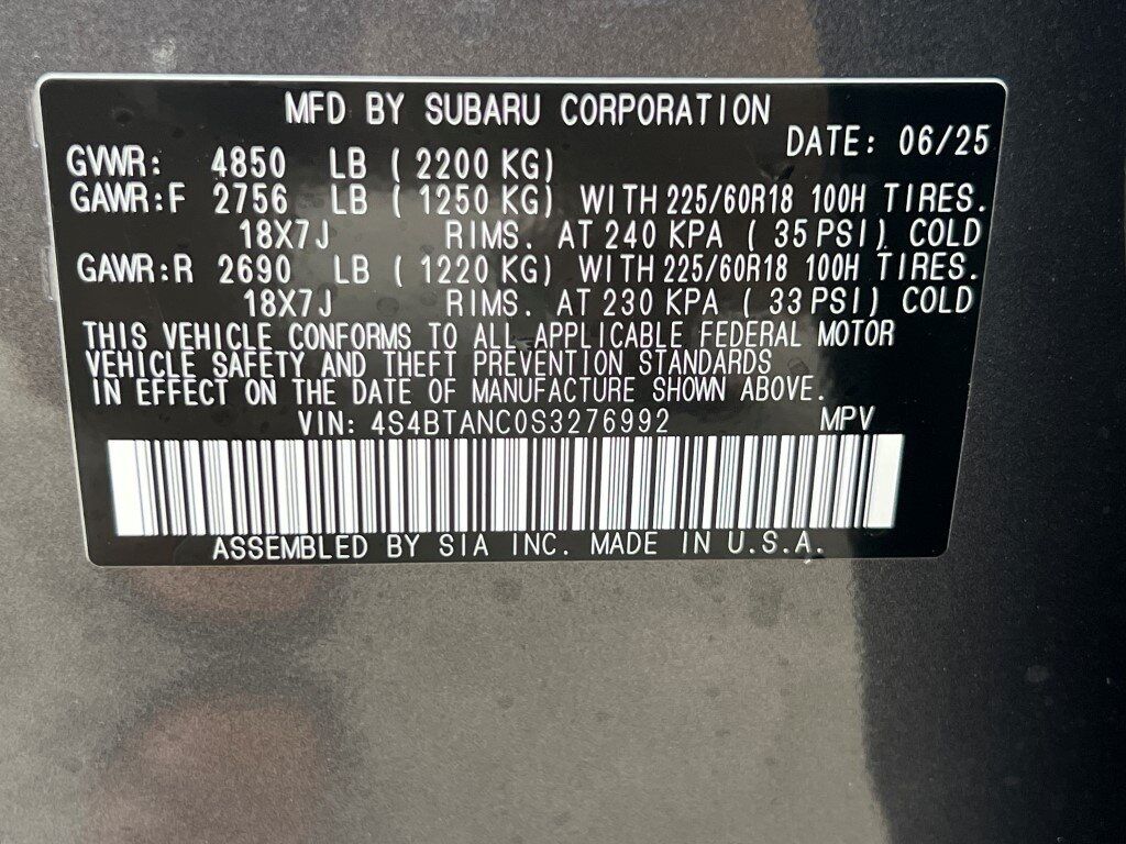 2025 Subaru OUTBACK Limited Springfield VA