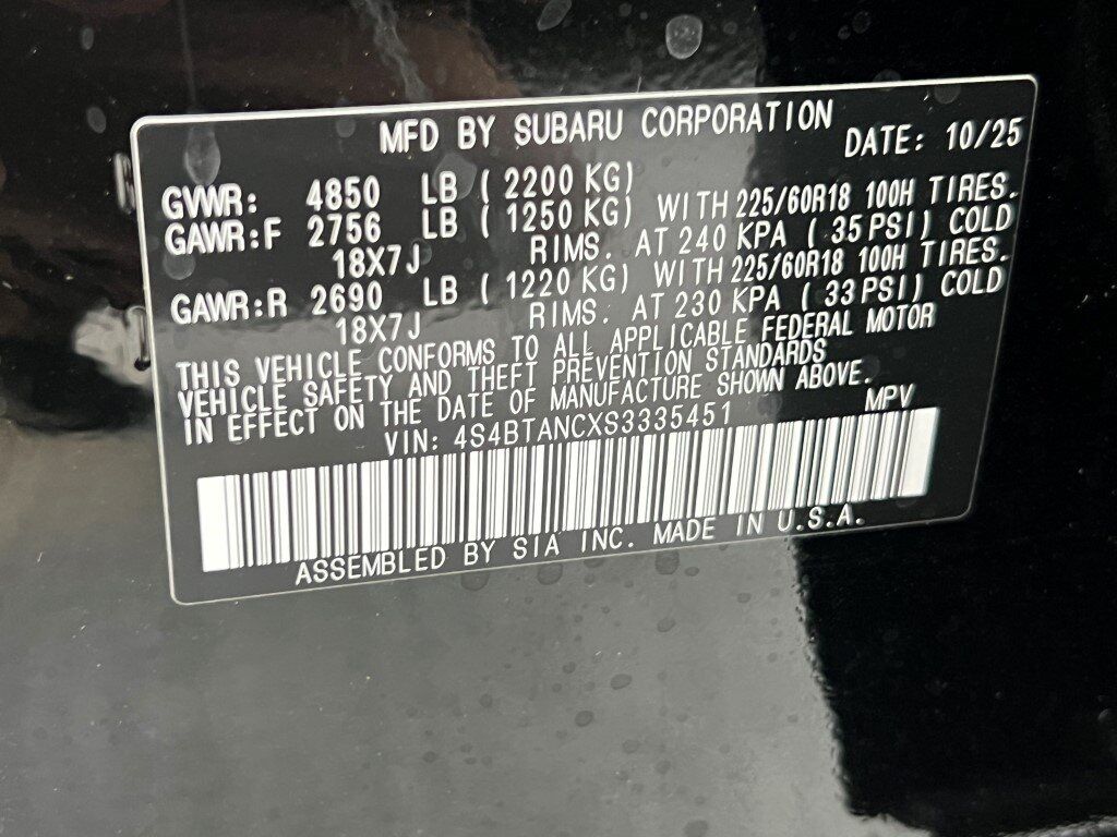 2025 Subaru OUTBACK Limited Springfield VA