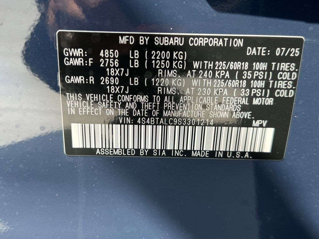 2025 Subaru OUTBACK Onyx Edition Springfield VA