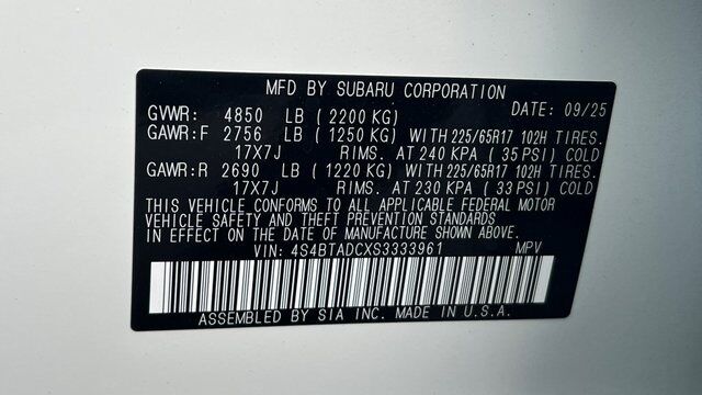 2025 Subaru OUTBACK Premium Fredericksburg VA