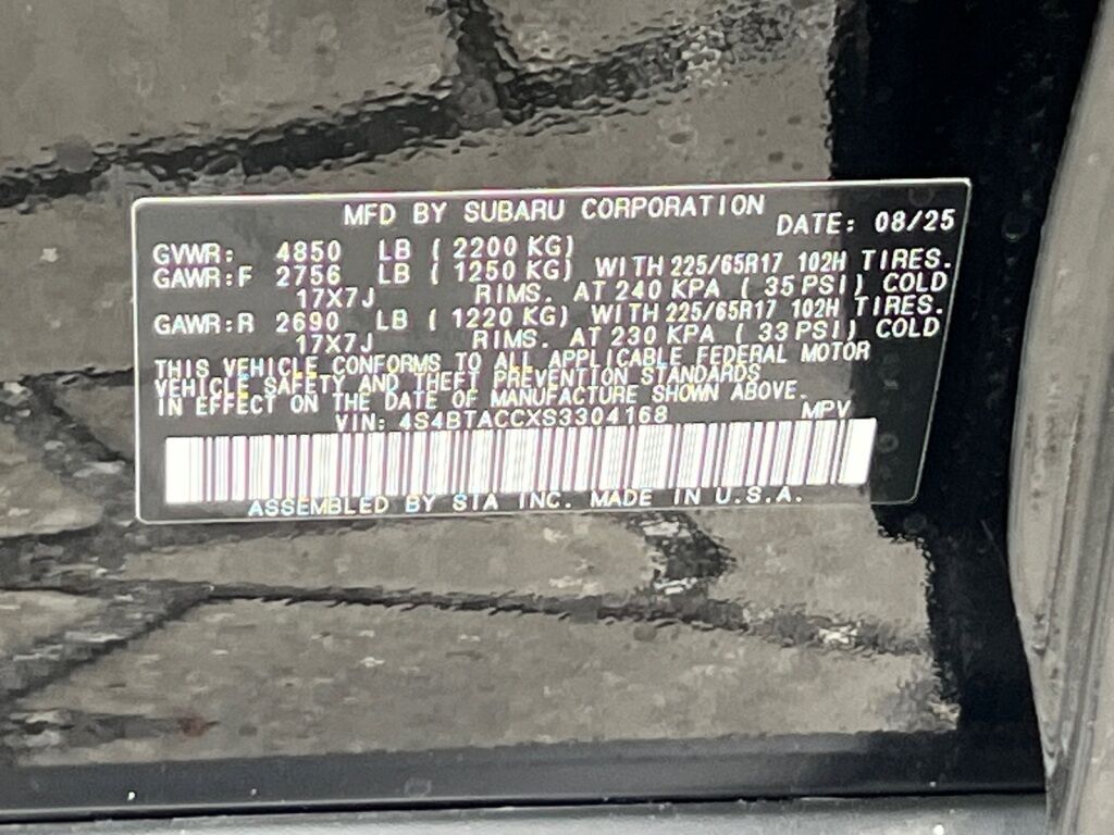 2025 Subaru OUTBACK Premium Hagerstown MD