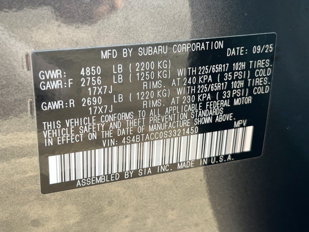 2025 Subaru OUTBACK Premium Springfield VA