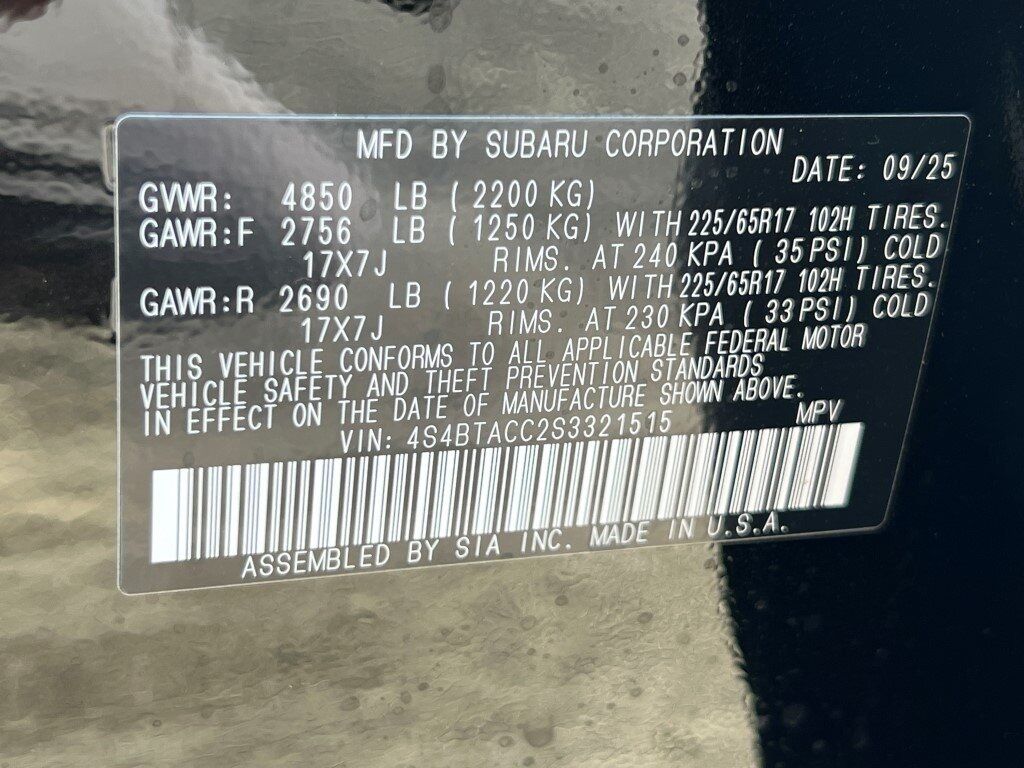 2025 Subaru OUTBACK Premium Springfield VA