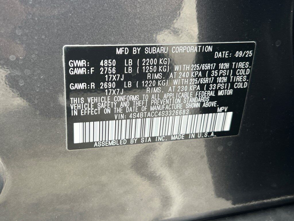 2025 Subaru OUTBACK Premium Springfield VA